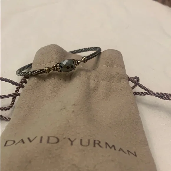 David Yurman Silver Cable Bracelet - Picture 2 of 4
